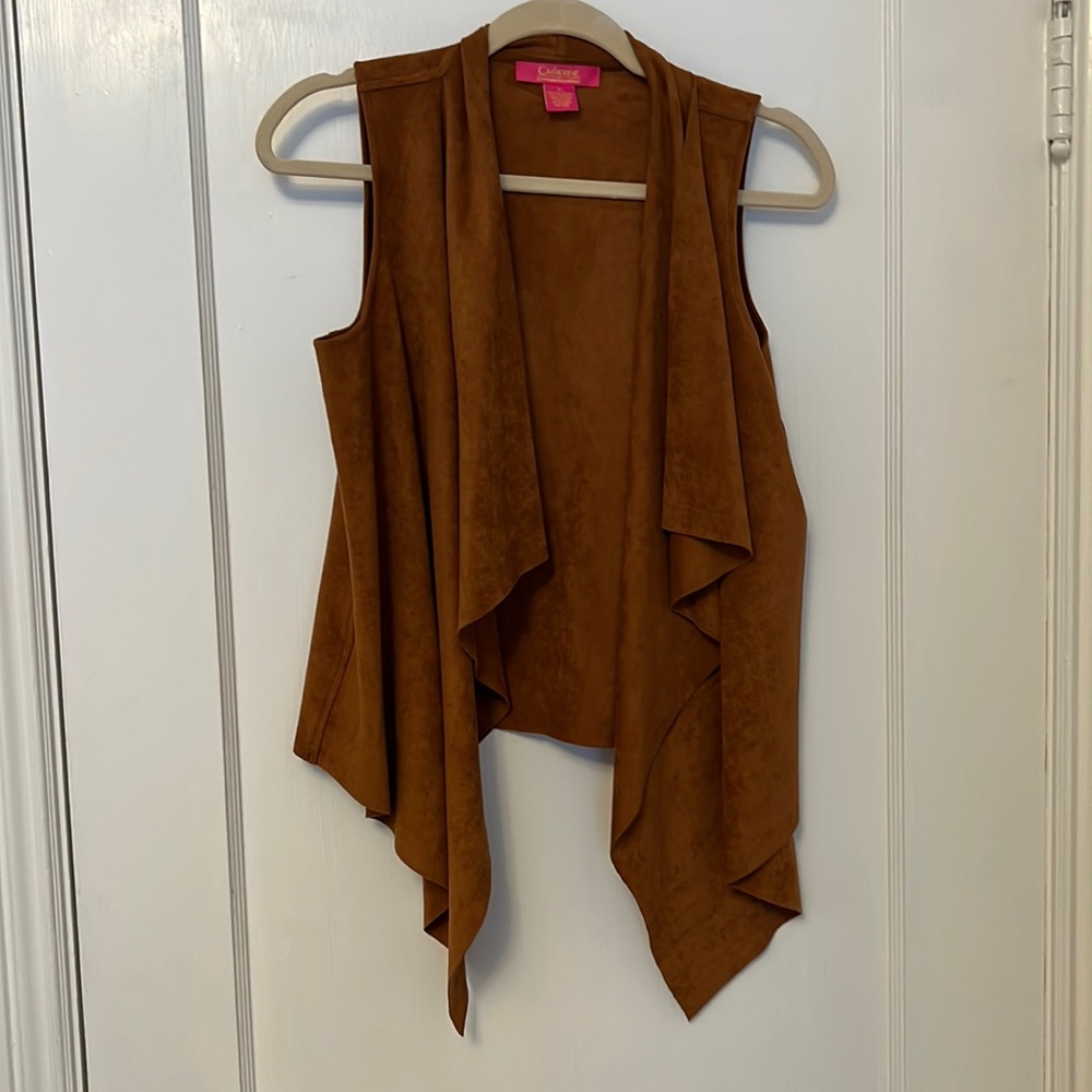 Catherine Malandrino Suede Vest Fall